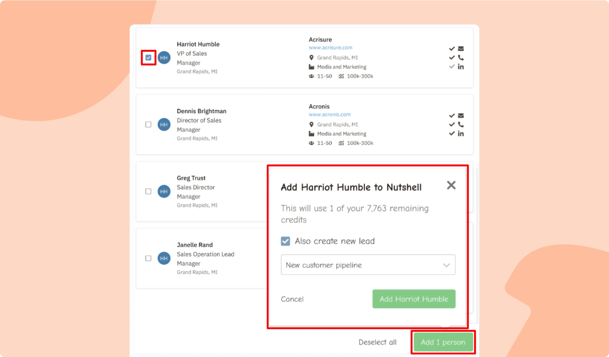 Add Prospects To Your Nutshell CRM