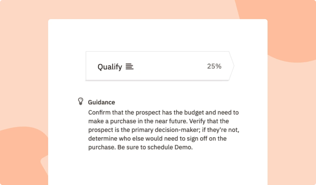 Sales Process Team Guidance