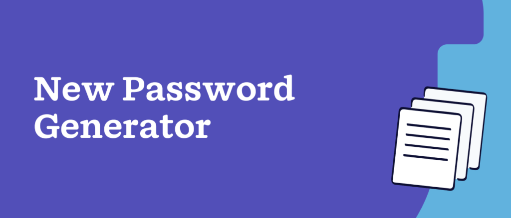 New password generator