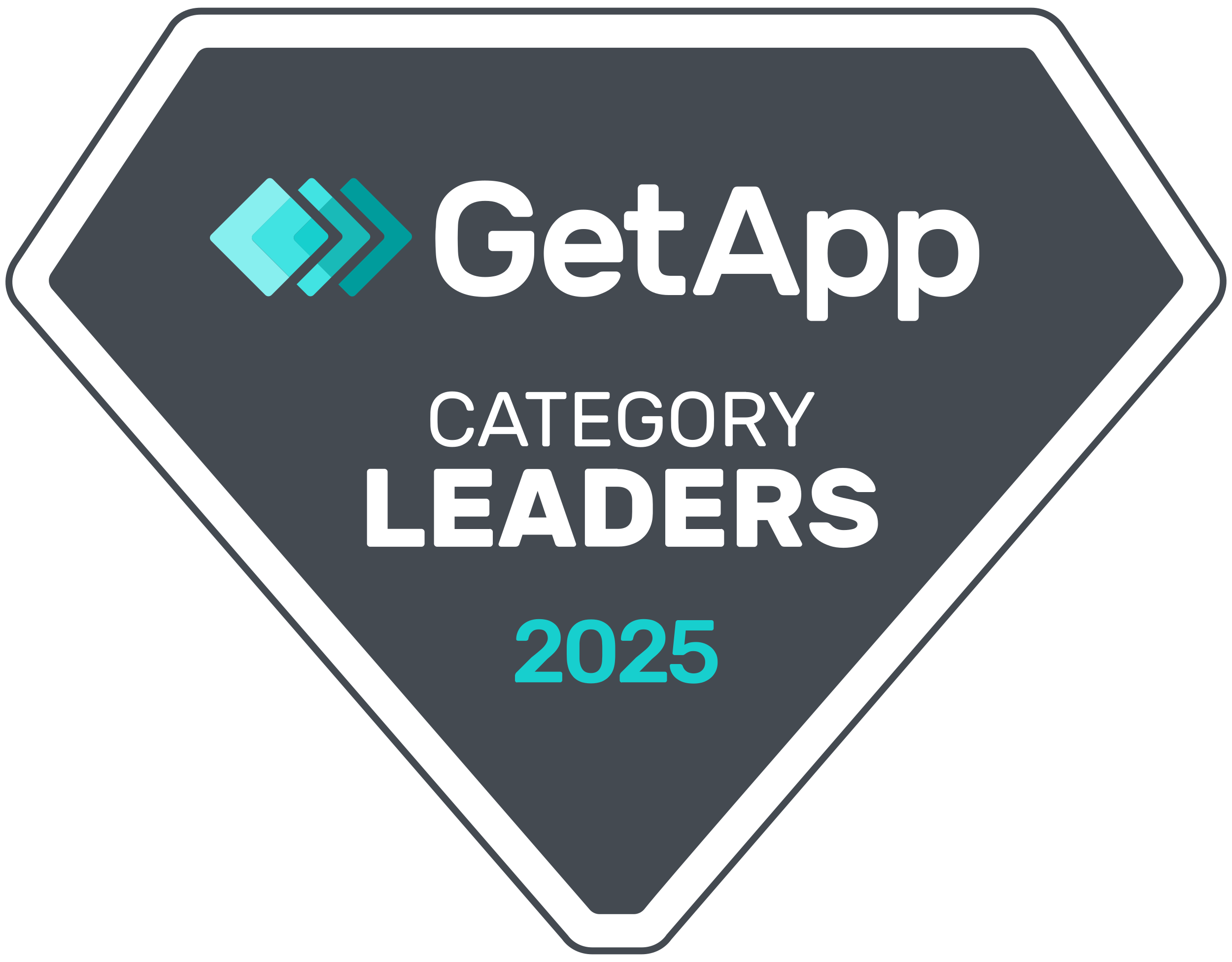 GetApp Category Leaders 2025 badge