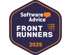 Software advice Front Runners 2025 badge