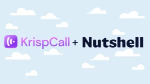 KrispCall and Nutshell logos