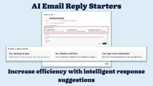 AI email reply starters blog post featured image