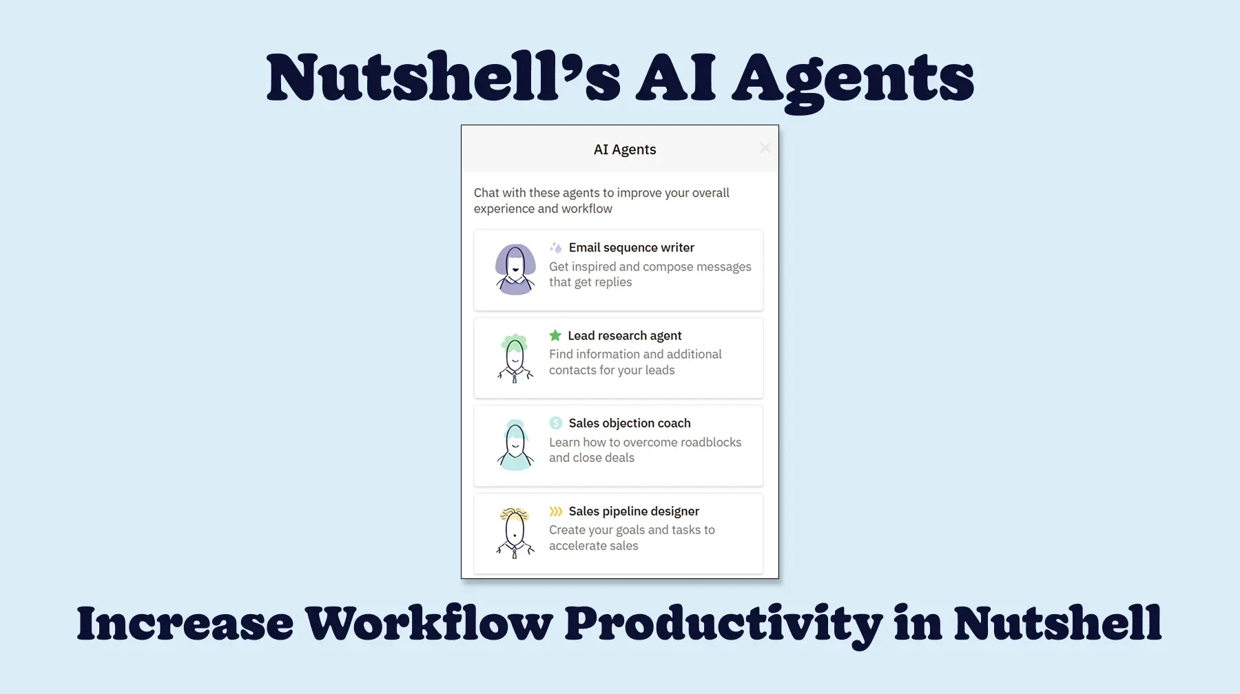 Nutshell's AI Agents - Increase Workflow Productivity in Nutshell