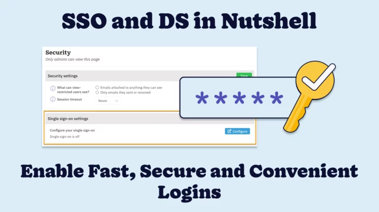 SSO and DS in Nutshell: Enable Fast, Secure and Convenient Logins