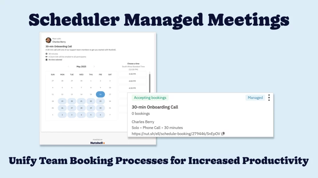 Scheduler Managed Meetings For Unified Team Meeting Processes