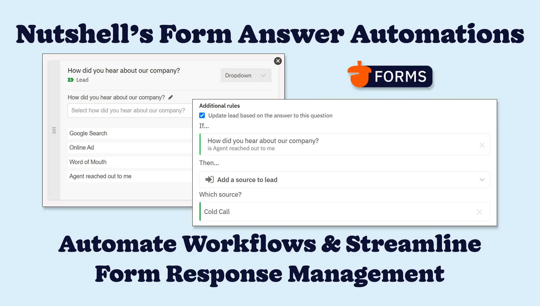 Announcing Form Answer Automations Linking Leads to Specific Pipelines, Sources, Tags, Audiences, and Products