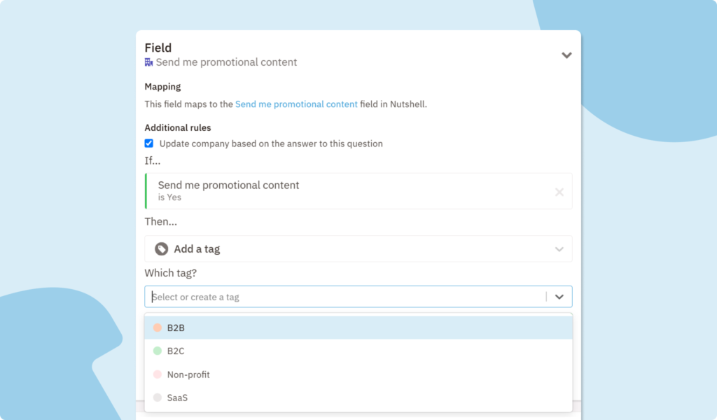Automatically Tag a Company from a Form Response in Your CRM