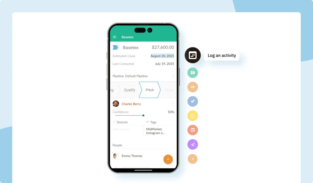 Faster mobile app activity logging - Nutshell CRM