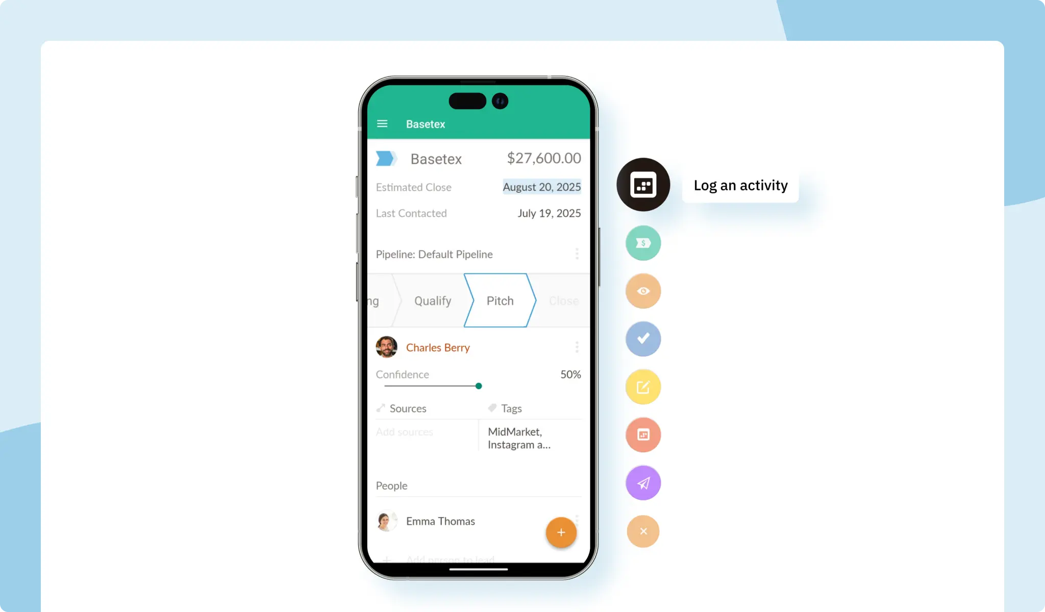 Faster mobile app activity logging - Nutshell CRM