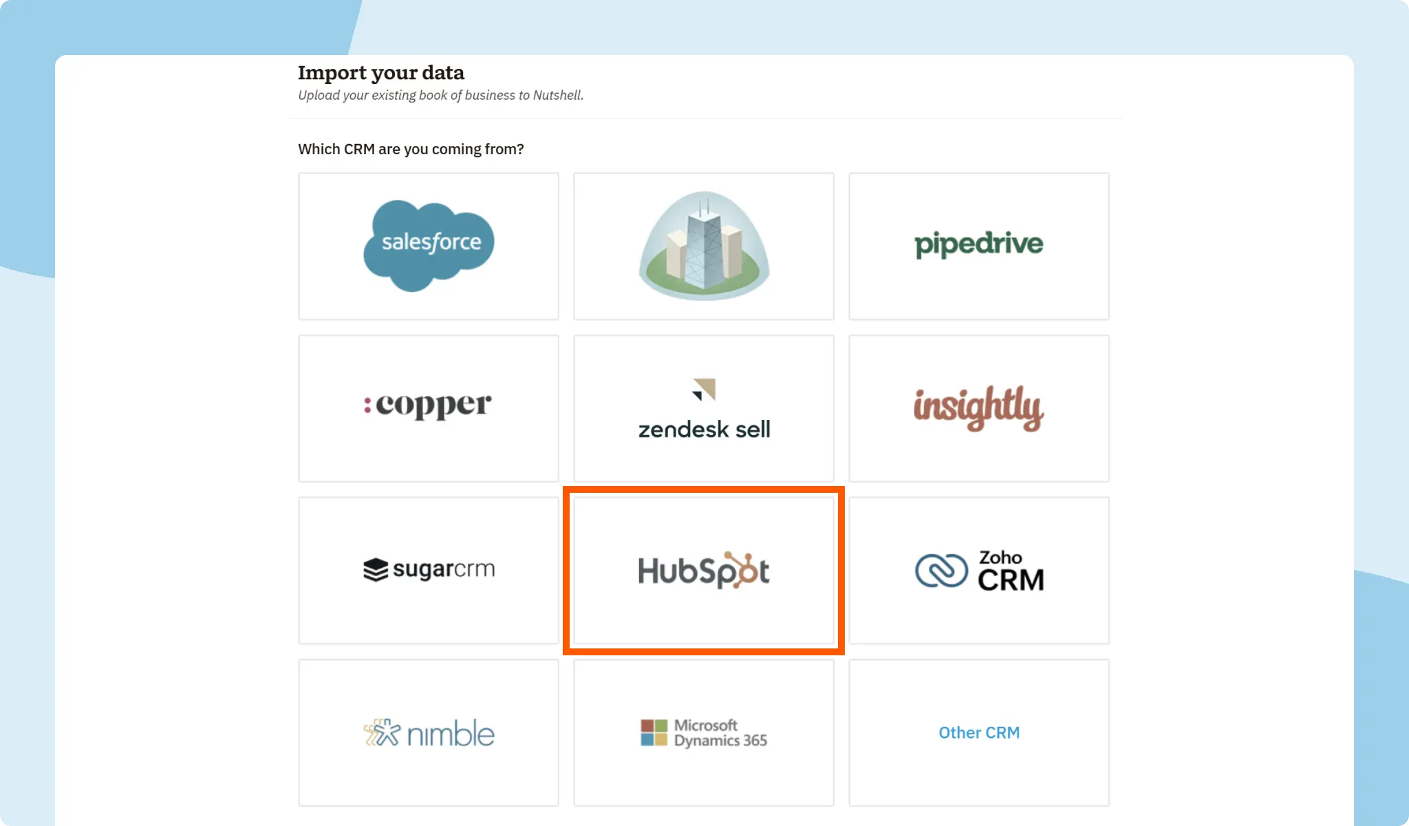How Nutshell helps you migrate