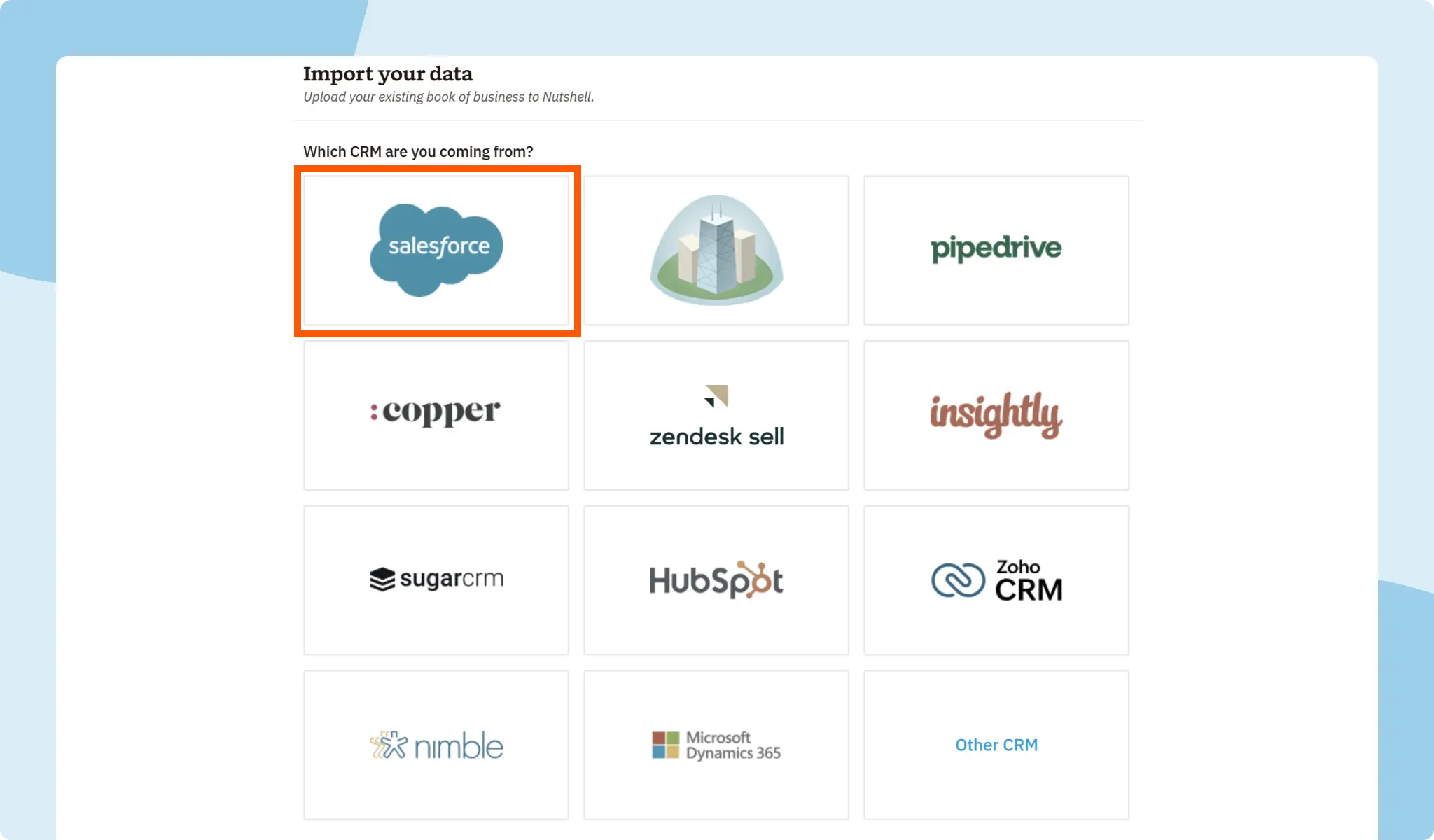 Migrate from Salesforce to Nutshell - Easy Data Import Into the Best Salesforce Alternative