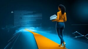 A businessperson facing a path as they determine the best Freshsales CRM alternative