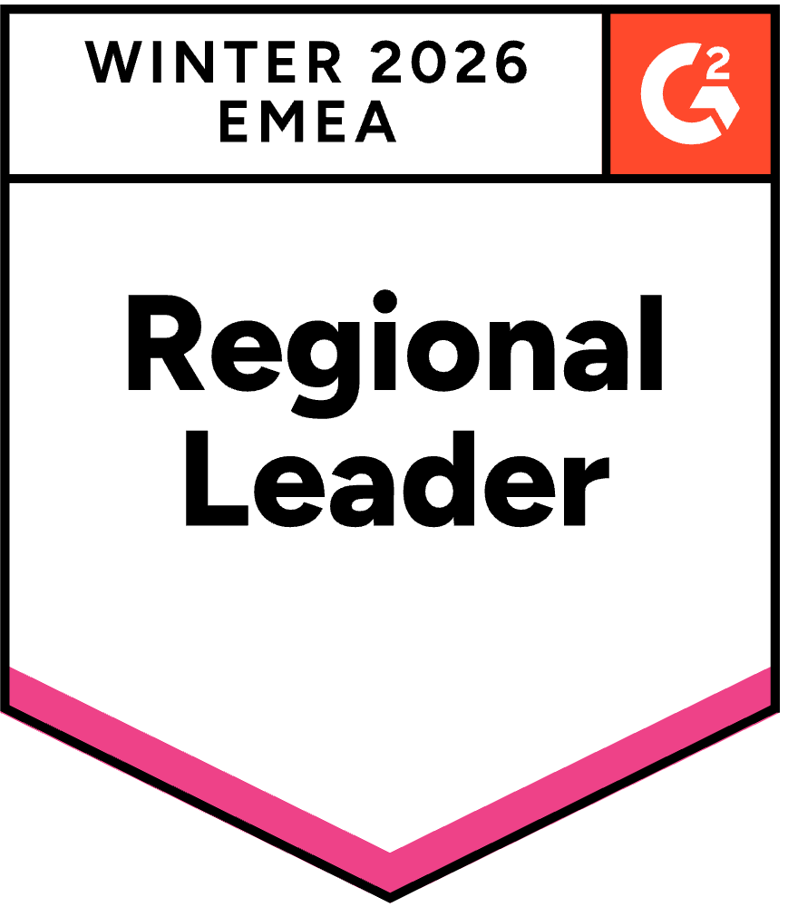 Nutshell is a regional leader in CRM in EMEA in G2's Winter 2026 reports