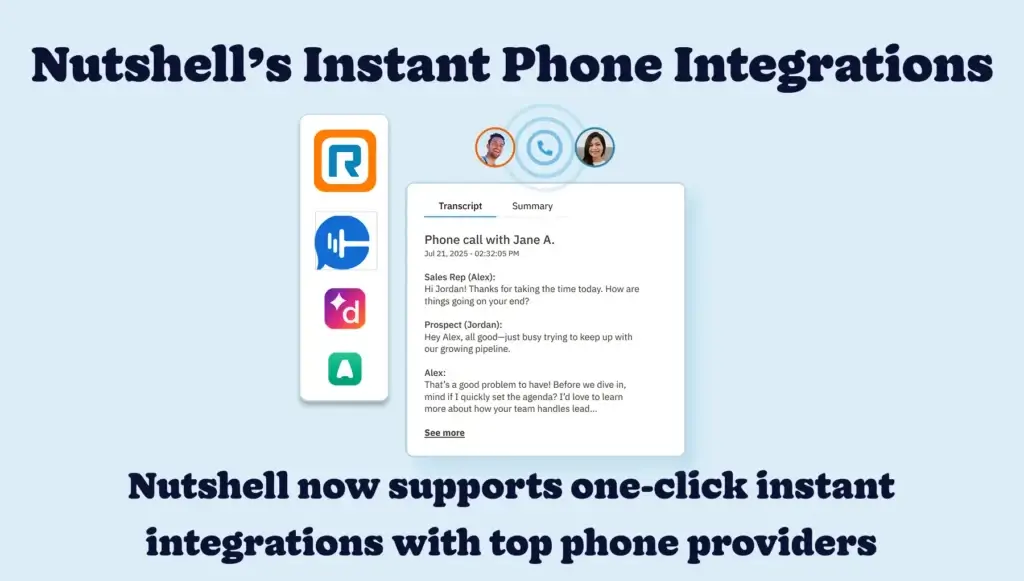 Nutshell instant phone integrations blog post featured image
