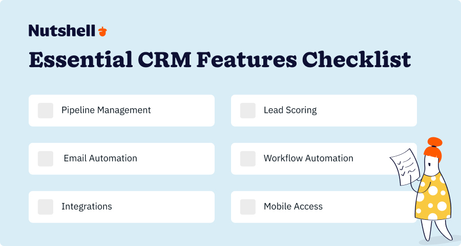 Checklist of the 6 most important CRM features you need in a Microsoft Dynamics alternative