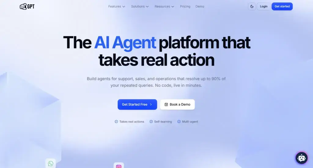 YourGPT homepage