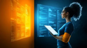 Abstract illustration representing sales team growth from simple to complex operations