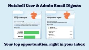 Nutshell's Email Digest subscription makes your pipeline clearer every day