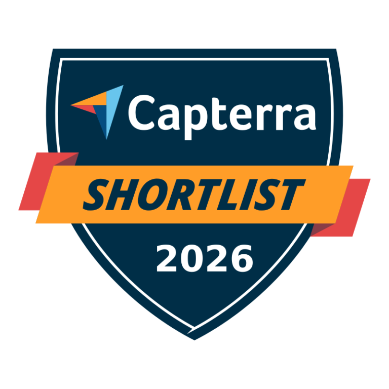 Capterra Shortlist 2026 badge icon