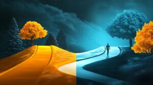 Illustration showing the Goldilocks principle for CRM complexity—from too simple to too complex, with the ideal balanced configuration in the middle.