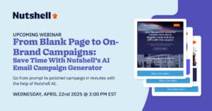 Title slide for Nutshell's 4/22/26 webinar