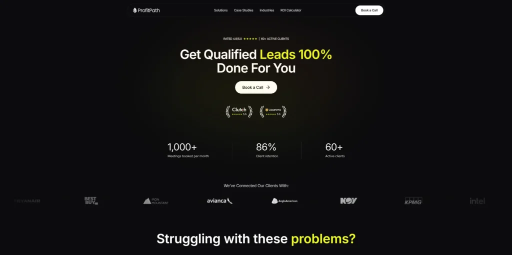 ProfitPath Growth Partners Homepage for the best B2B revenue marketing agencies